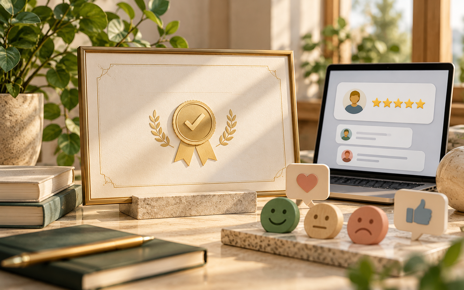 Certificate and feedbacks